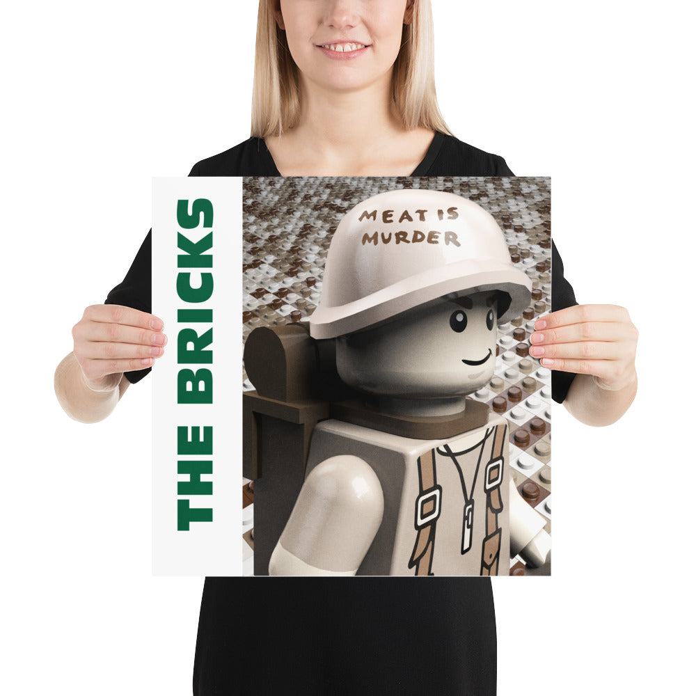 "The Smiths - Meat Is Murder" Lego Parody Poster