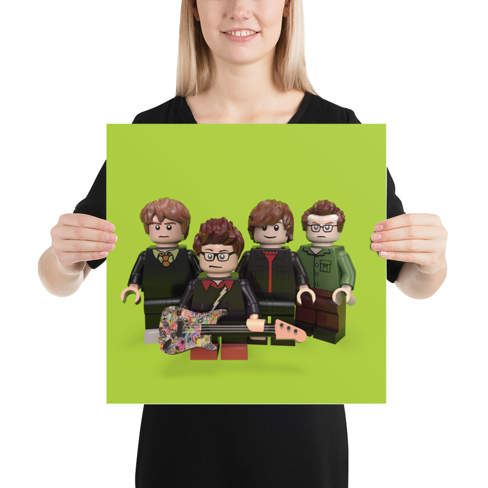 "Weezer - Weezer (Green Album)" Lego Parody Poster