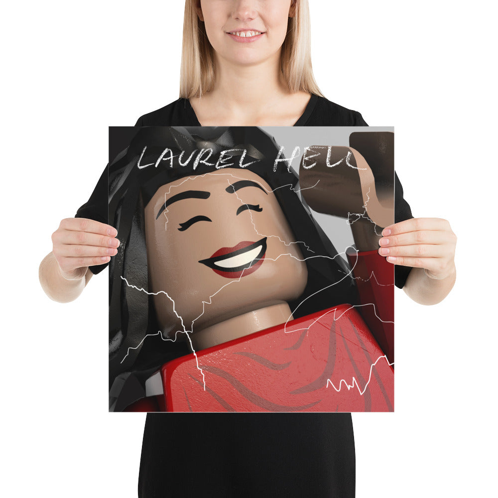 "Mitski - Laurel Hell" Lego Parody Poster