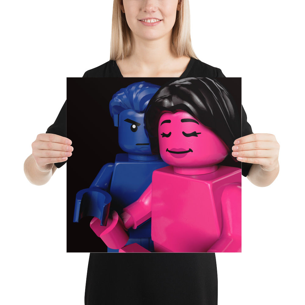 "TV Girl - Who Really Cares" Lego Parody Poster