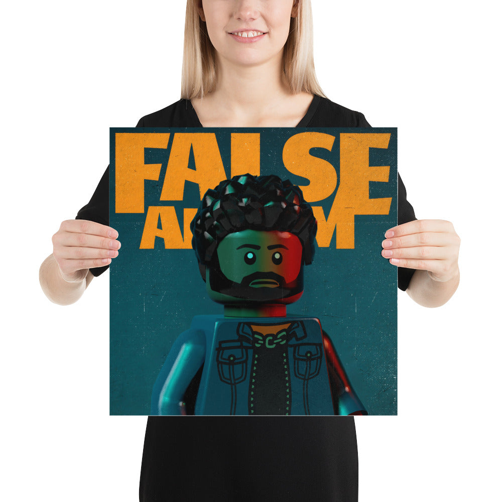 "The Weeknd - False Alarm" Lego Parody Poster