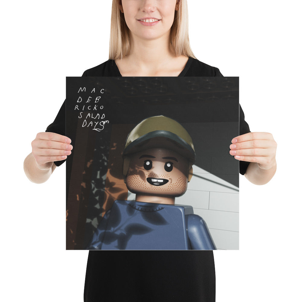 "Mac DeMarco - Salad Days" Lego Parody Poster