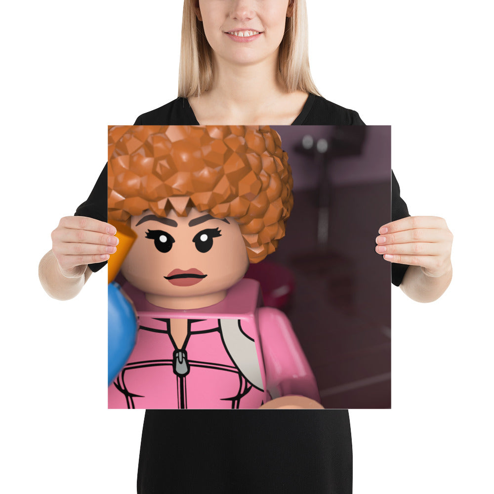 "Ice Spice - In Ha Mood" Lego Parody Poster