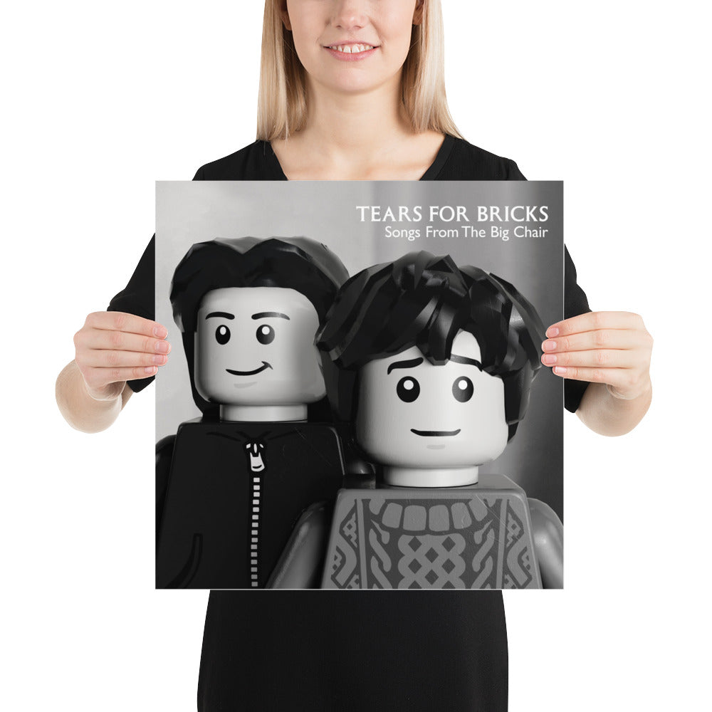 "Tears For Fears - Songs from the Big Chair" Lego Parody Poster