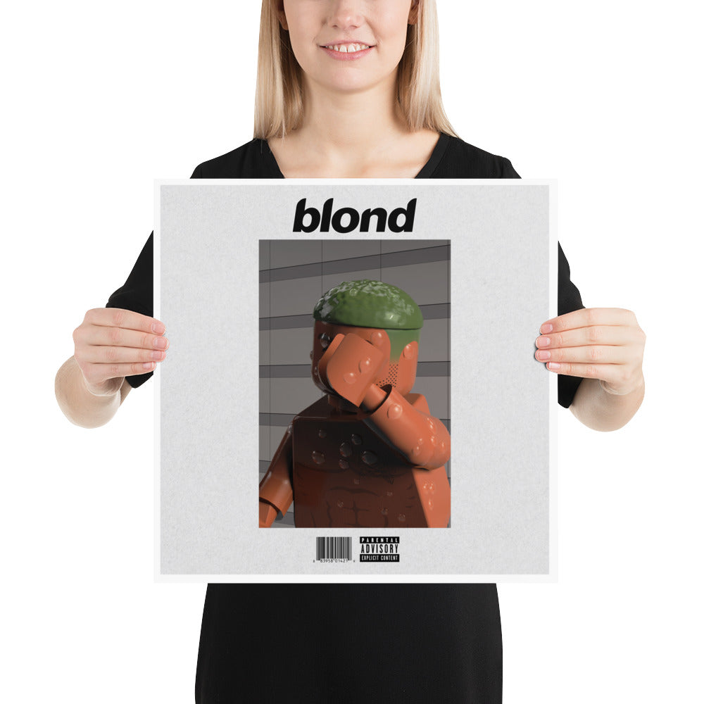 "Frank Ocean - Blonde" Lego Parody Poster