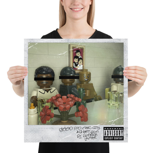 "Kendrick Lamar - good kid, m.A.A.d city (Deluxe)" Lego Parody Poster