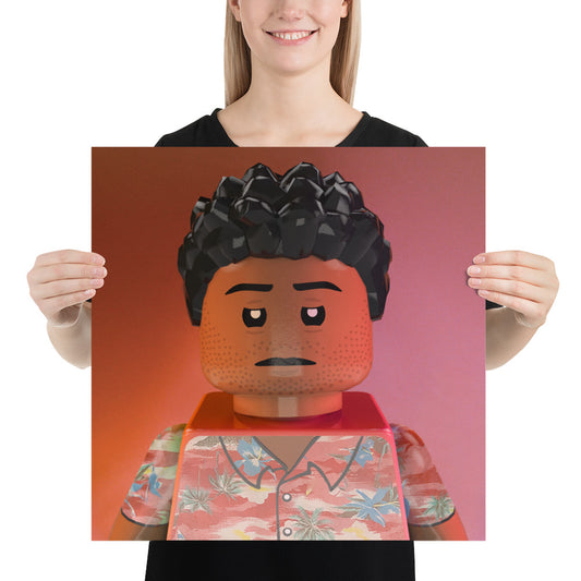 "Childish Gambino - Because the Internet" Lego Parody Poster