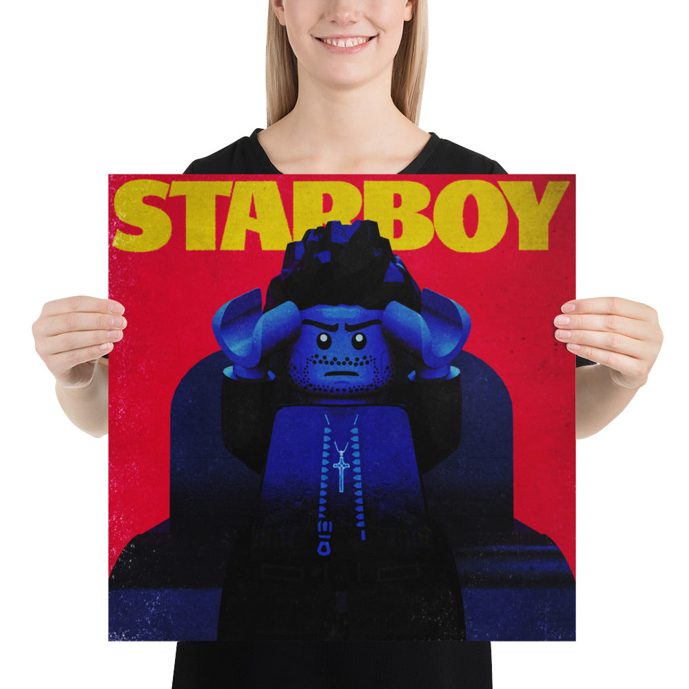 "The Weeknd - Starboy" Lego Parody Poster