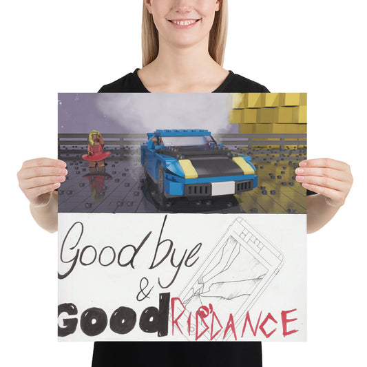 "Juice WRLD - Goodbye and Good Riddance" Lego Parody Poster