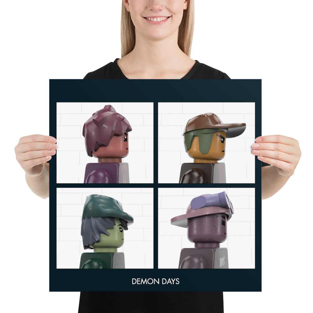 "Gorillaz - Demon Days" Lego Parody Poster