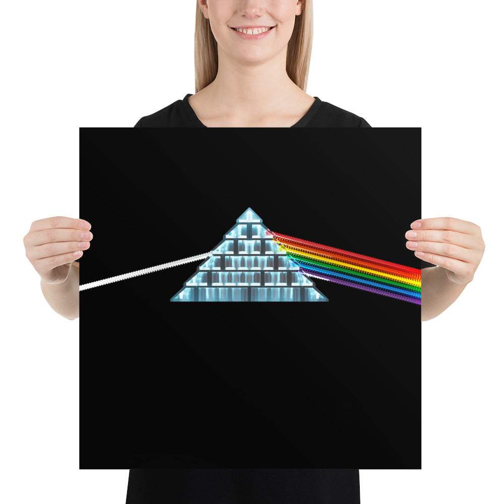 "Pink Floyd - The Dark Side of the Moon" Lego Parody Poster