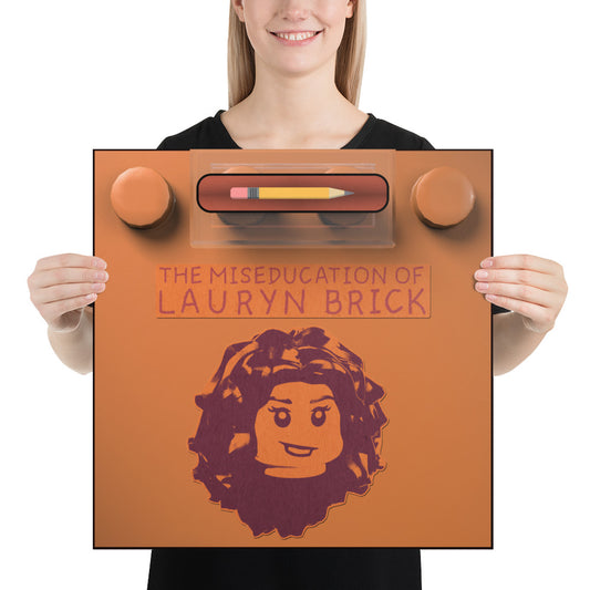 "Lauryn Hill - The Miseducation of Lauryn Hill" Lego Parody Poster