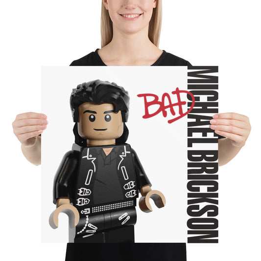 "Michael Jackson - Bad" Lego Parody Poster