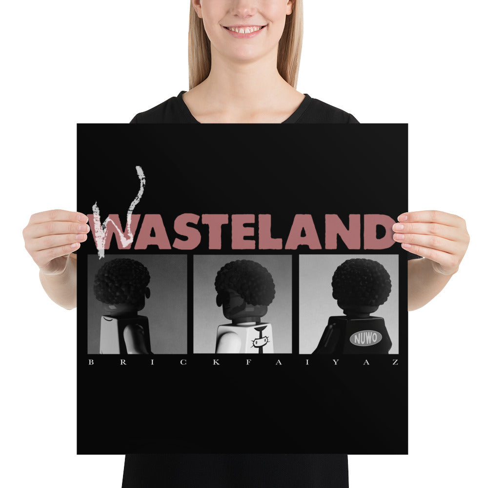 "Brent Faiyaz - Wasteland" Lego Parody Poster