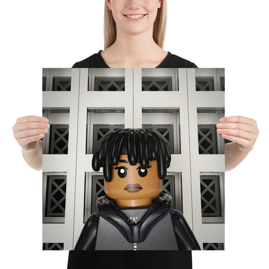 "Little Simz - NO THANK YOU" Lego Parody Poster