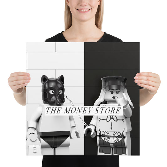 "Death Grips - The Money Store" Lego Parody Poster