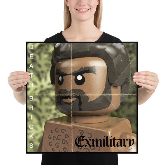 "Death Grips - Exmilitary" Lego Parody Poster