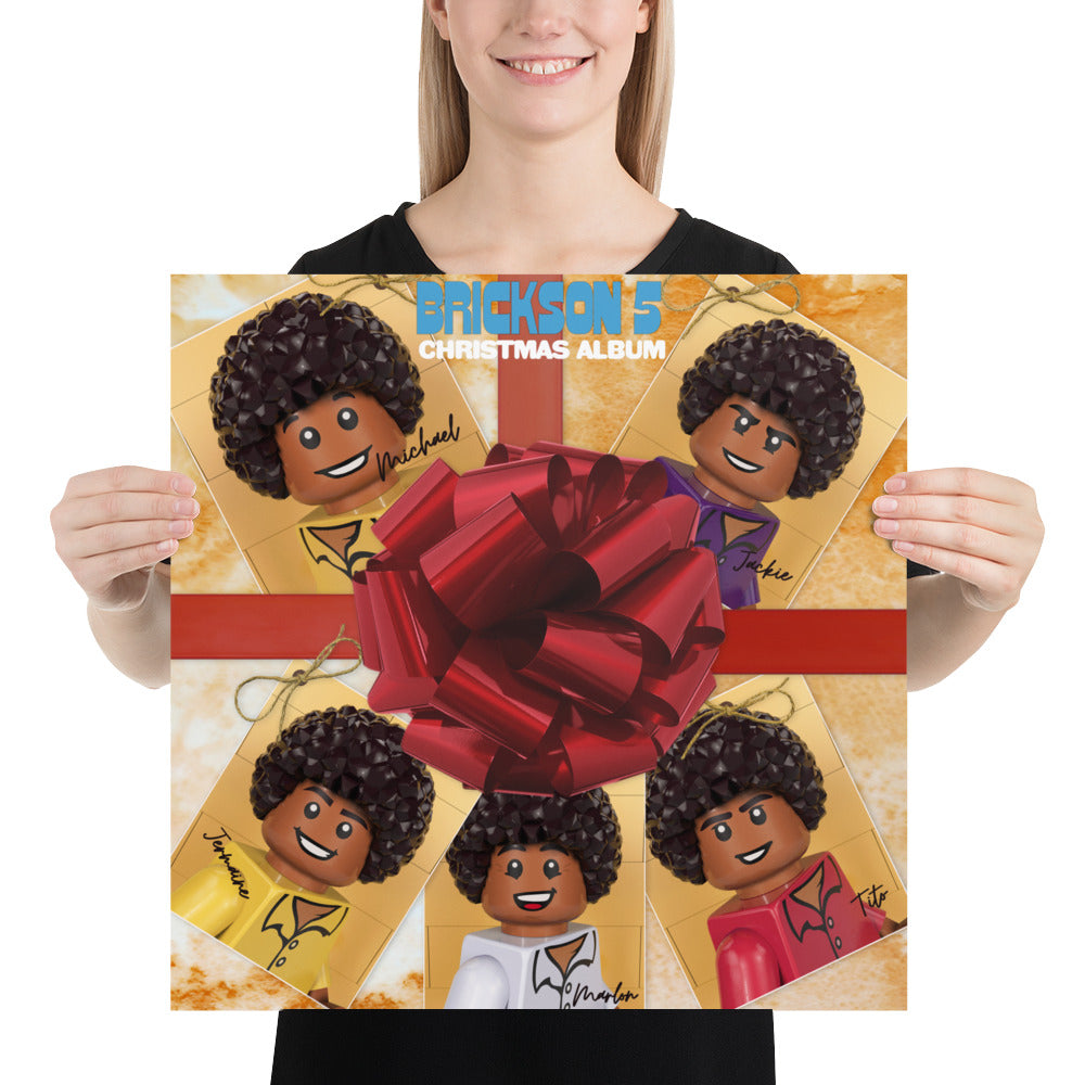 "The Jackson 5 - Jackson 5 Christmas Album" Lego Parody Poster