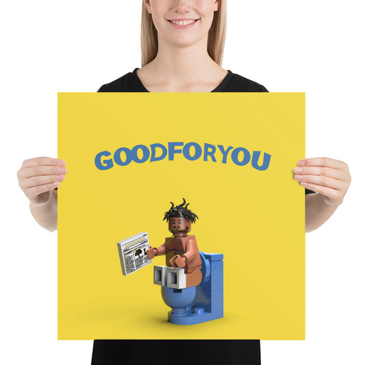 "Aminé - Good for You" Lego Parody Poster