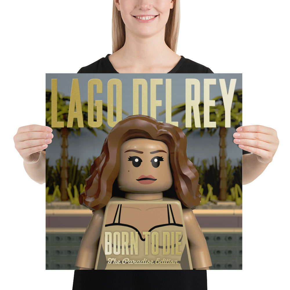 "Lana Del Rey - Born To Die: The Paradise Edition" Lego Parody Poster