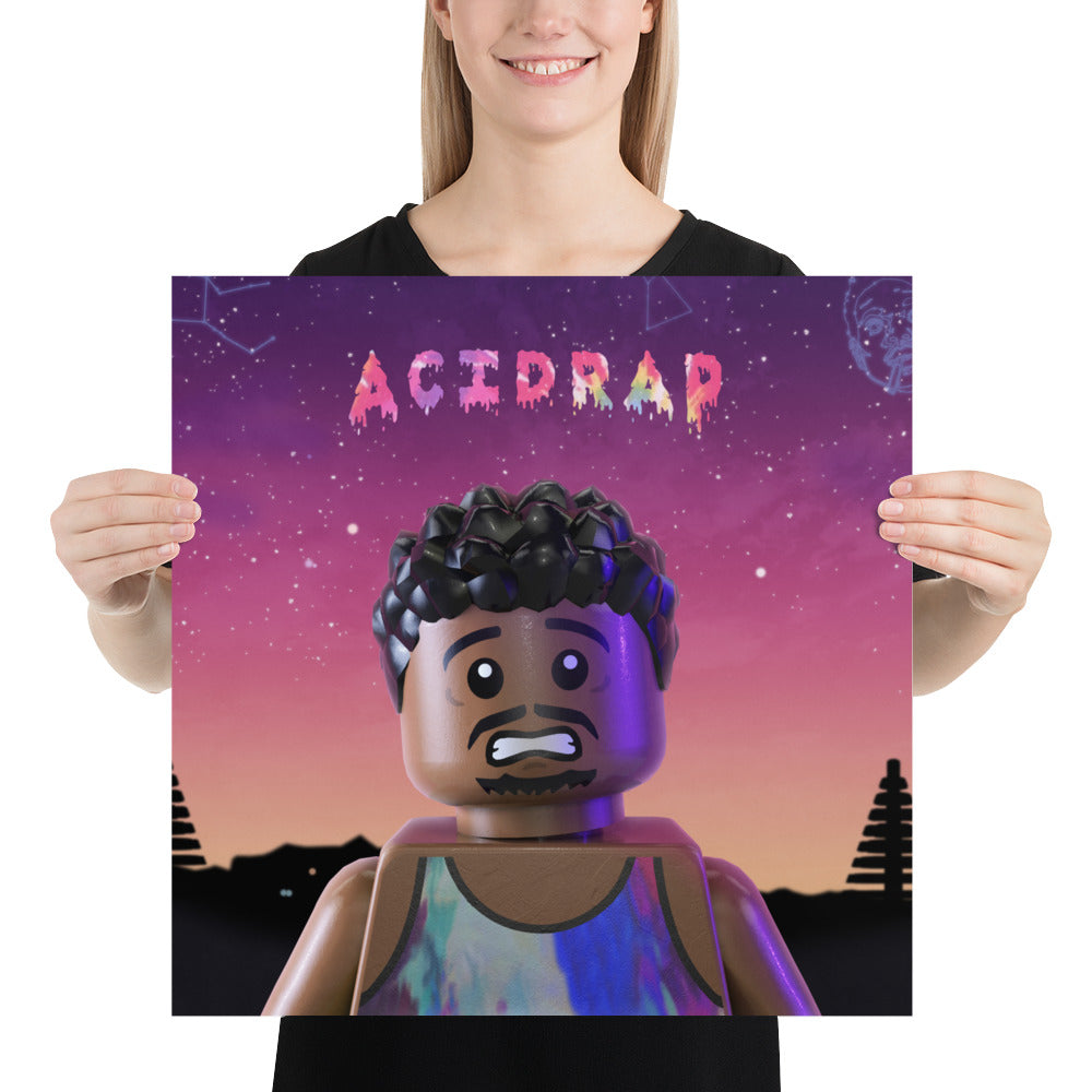 "Chance The Rapper - Acid Rap" Lego Parody Poster