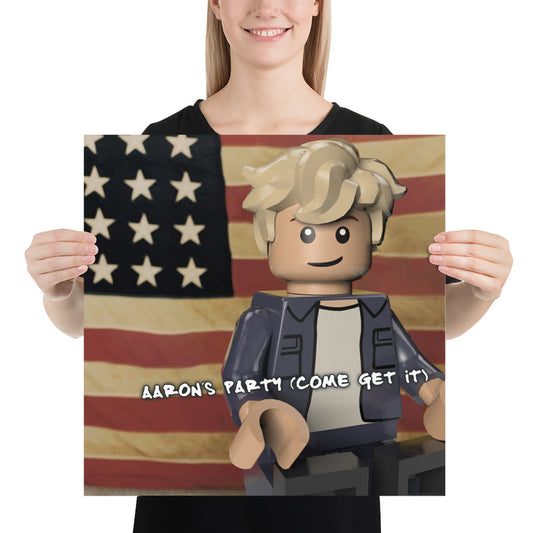 "Aaron Carter - Aaron’s Party (Come Get It)" Lego Parody Poster