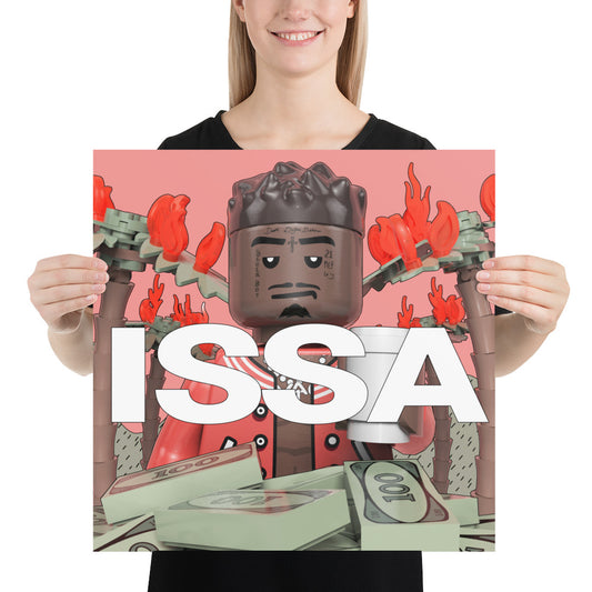 "21 Savage - Issa" Lego Parody Poster