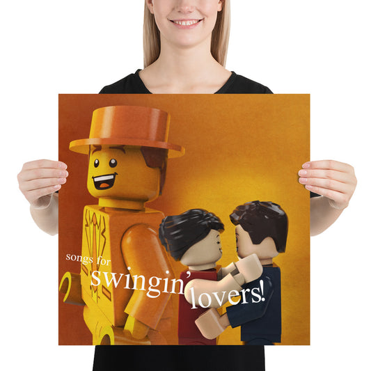 "Frank Sinatra - Songs for Swingin' Lovers!" Lego Parody Poster