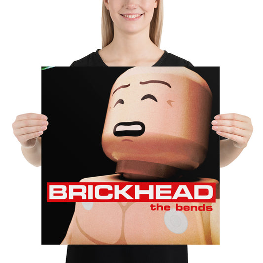 "Radiohead - The Bends" Lego Parody Poster