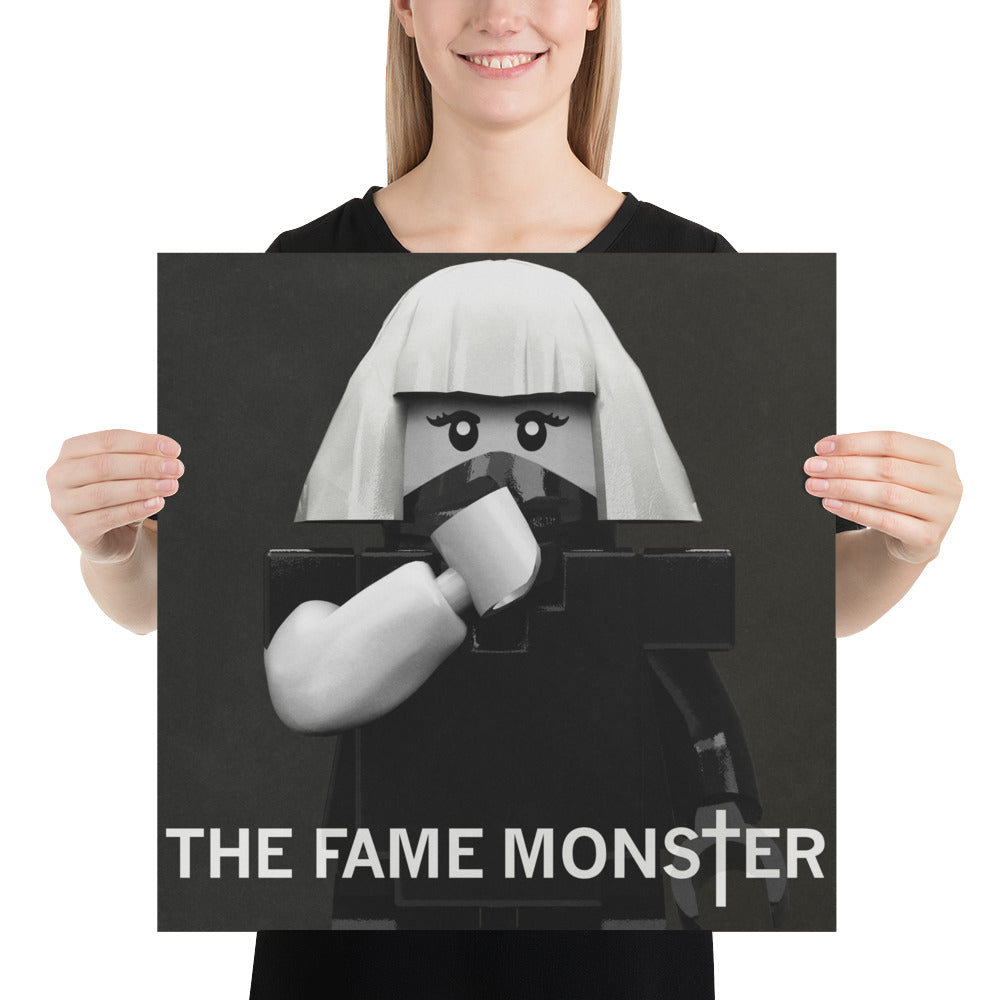 "Lady Gaga - The Fame Monster" Lego Parody Poster