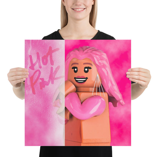 "Doja Cat - Hot Pink" Lego Parody Poster