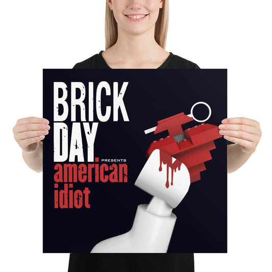 "Green Day - American Idiot" Lego Parody Poster