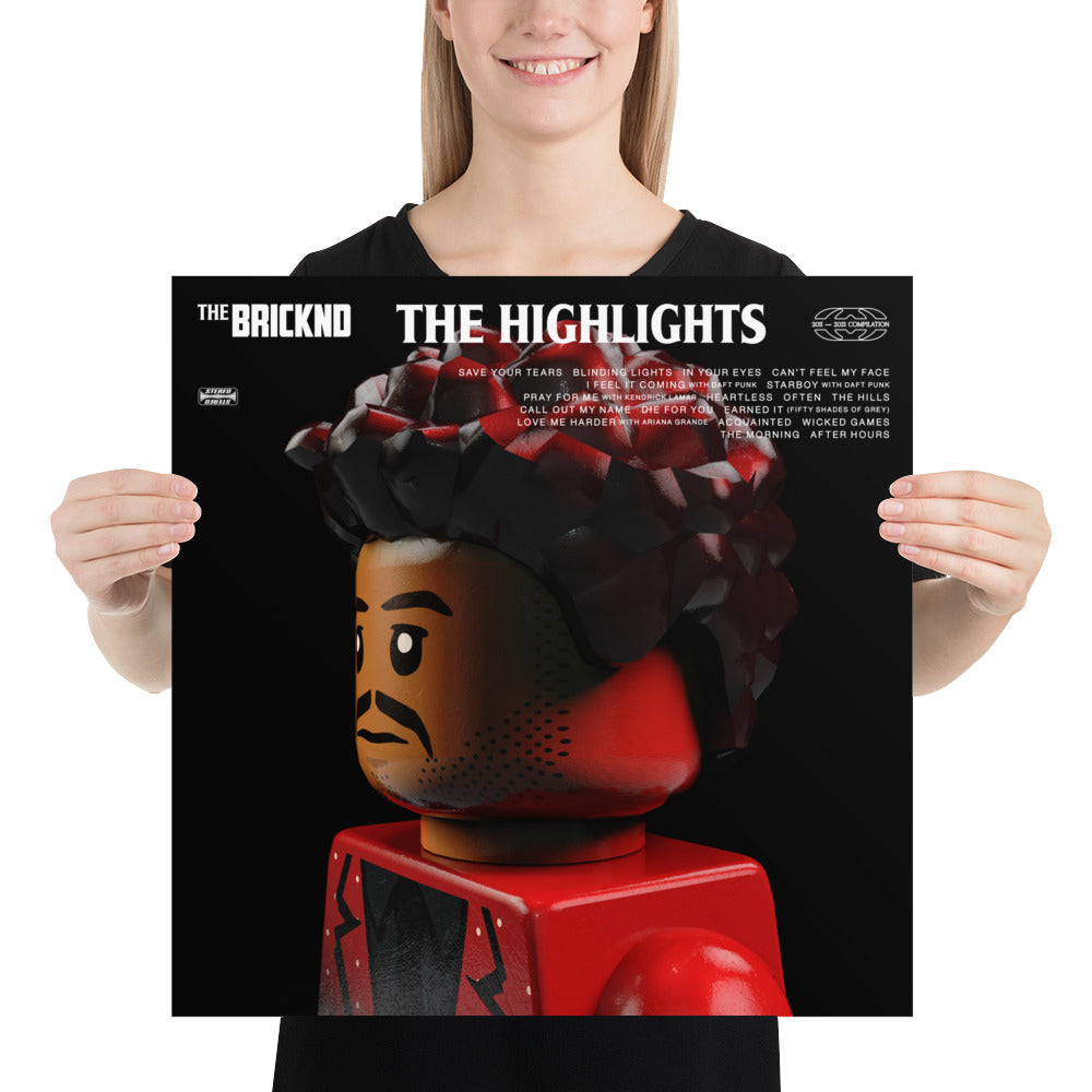 "The Weeknd - The Highlights" Lego Parody Poster