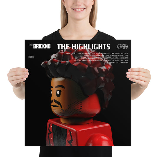 "The Weeknd - The Highlights" Lego Parody Poster