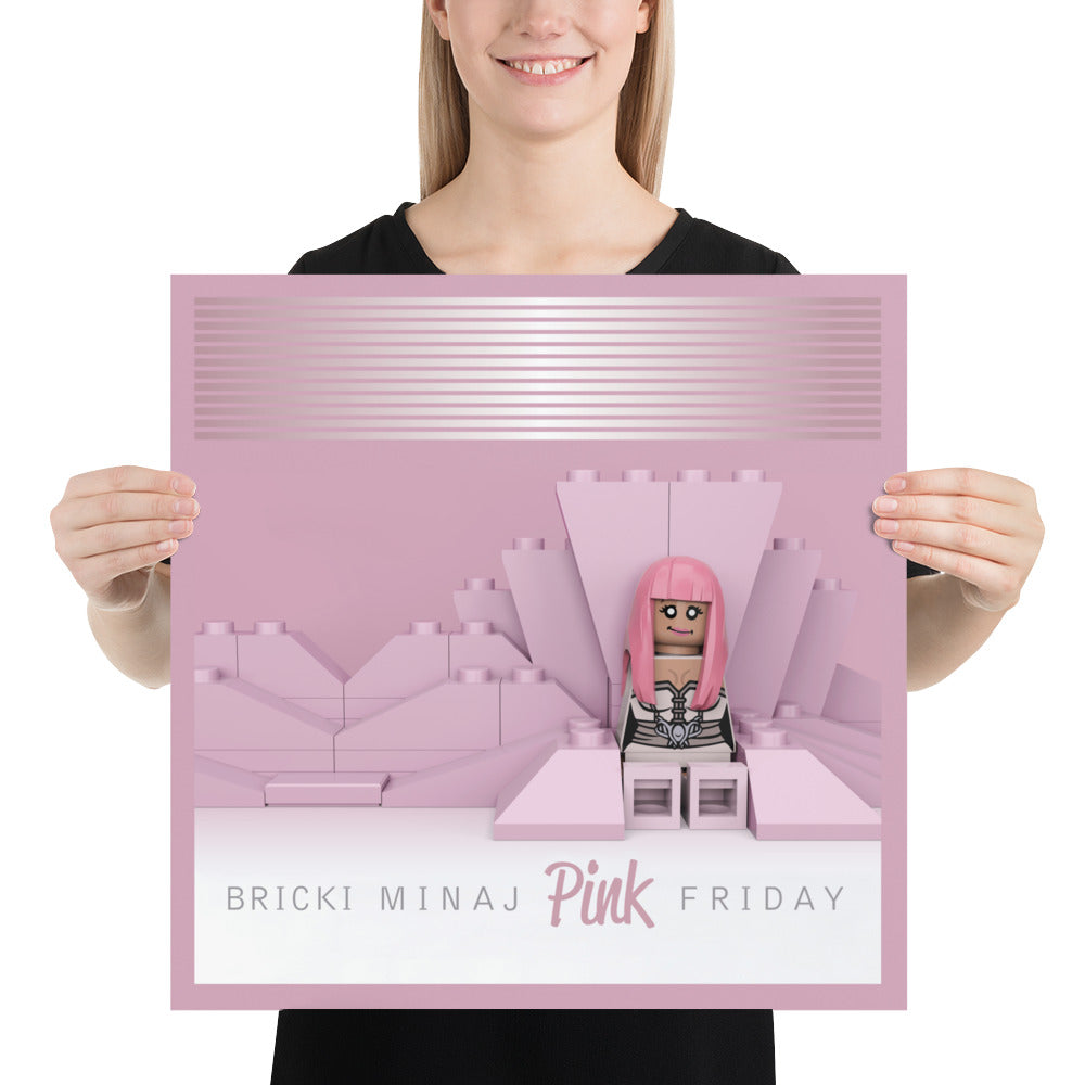 "Nicki Minaj - Pink Friday" Lego Parody Poster