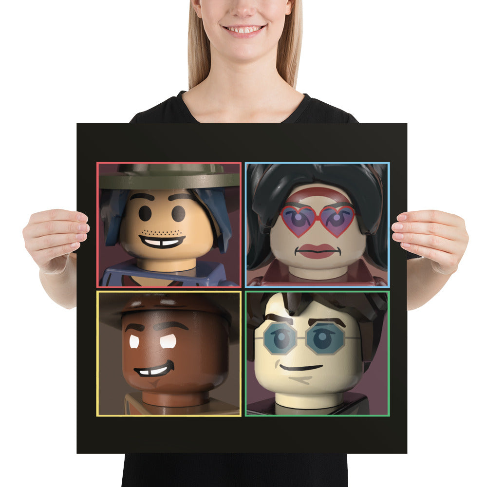 "Gorillaz - Humanz" Lego Parody Poster