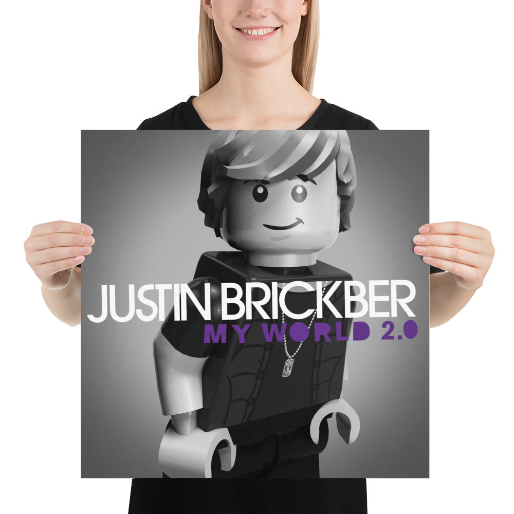 "Justin Bieber - My World 2.0" Lego Parody Poster