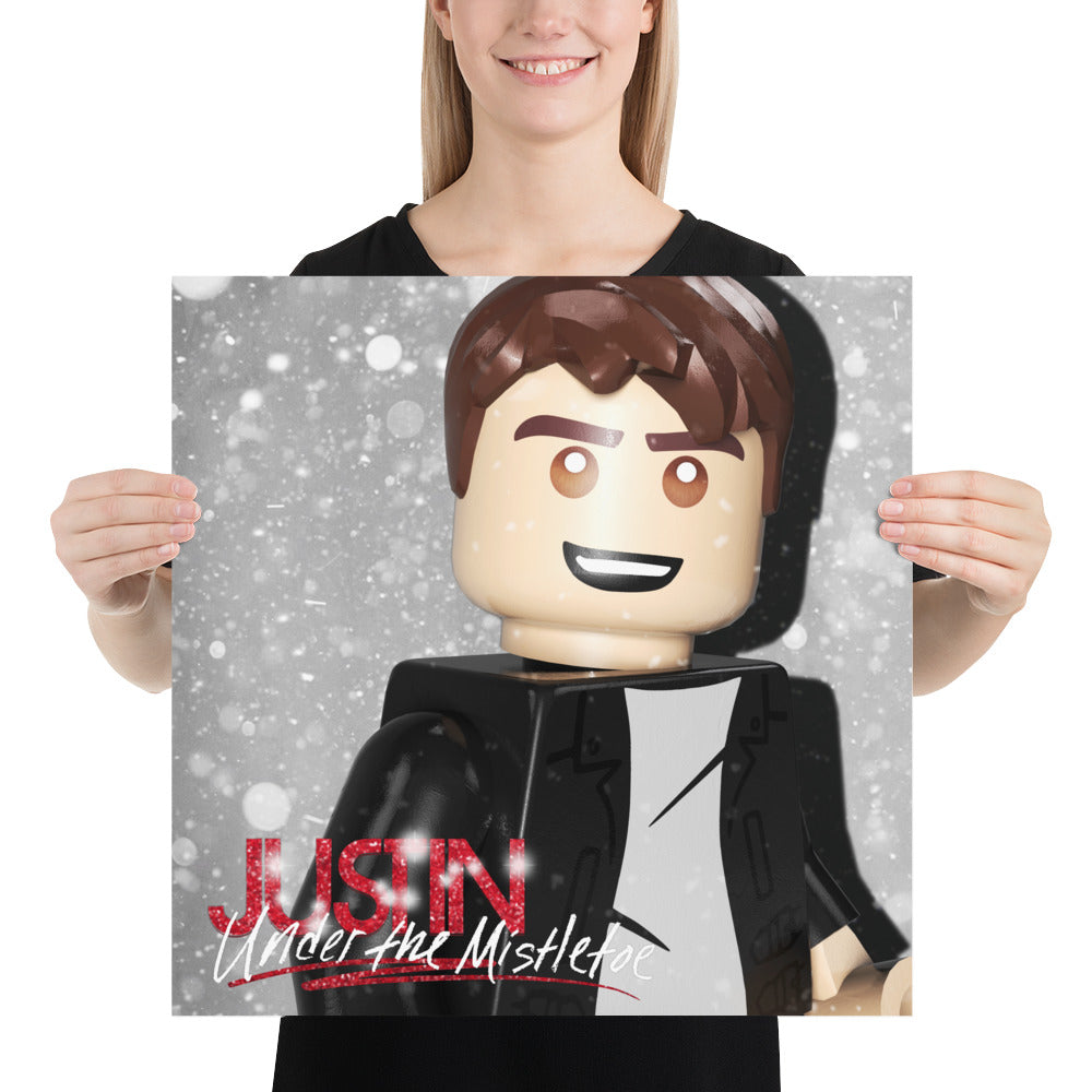 "Justin Bieber - Under The Mistletoe" Lego Parody Poster