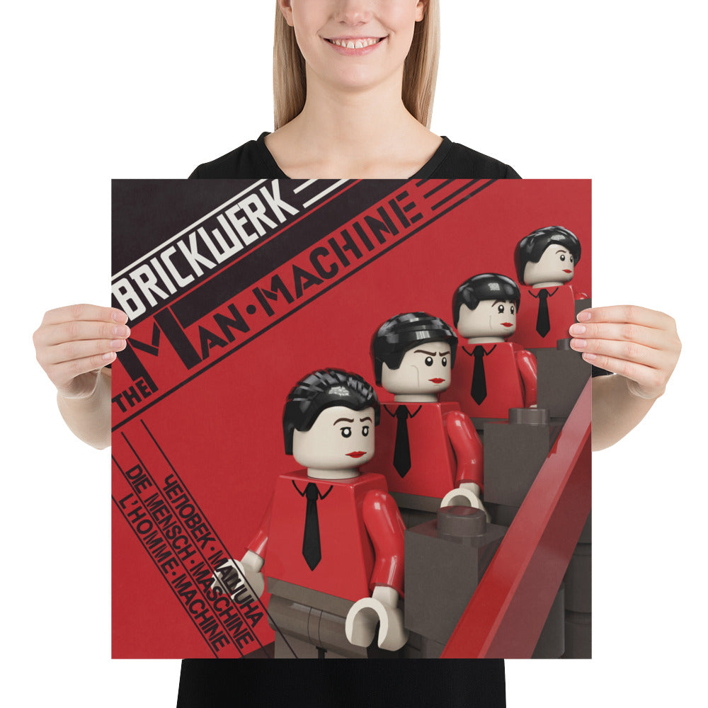 "Kraftwerk - The Man-Machine" Lego Parody Poster