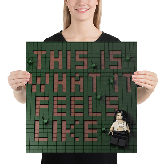 "Gracie Abrams - This Is What It Feels Like" Lego Parody Poster