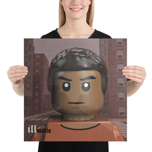 "Nas - Illmatic" Lego Parody Poster