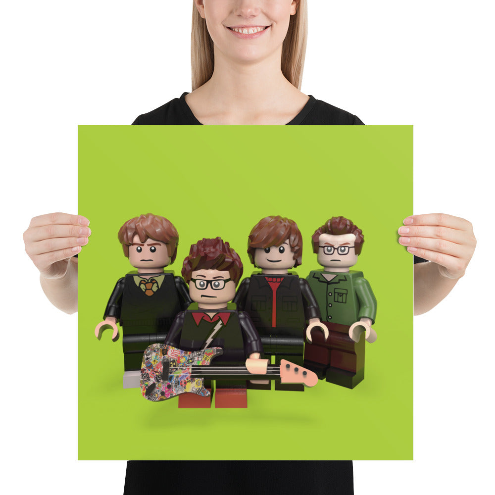 "Weezer - Weezer (Green Album)" Lego Parody Poster