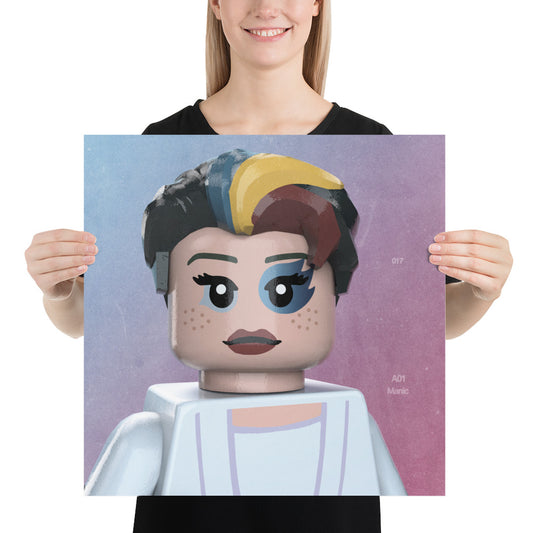 "Halsey - Manic" Lego Parody Poster