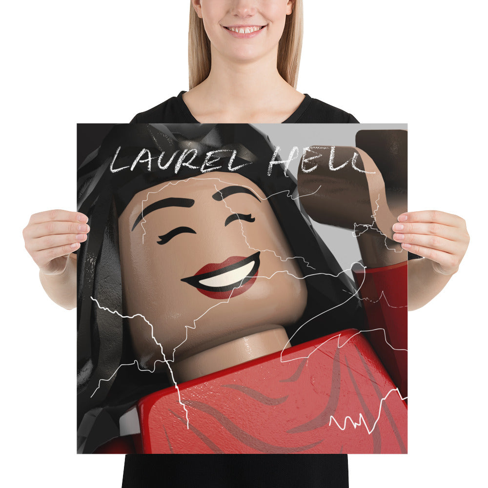 "Mitski - Laurel Hell" Lego Parody Poster