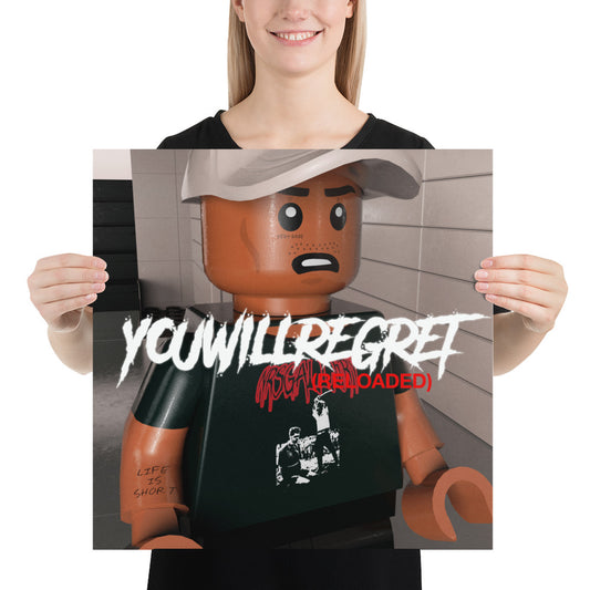 "Ski Mask the Slump God - You Will Regret" Lego Parody Poster