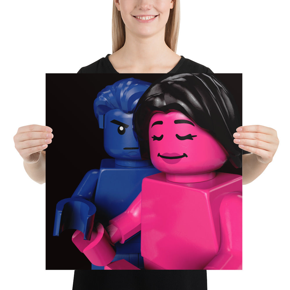 "TV Girl - Who Really Cares" Lego Parody Poster