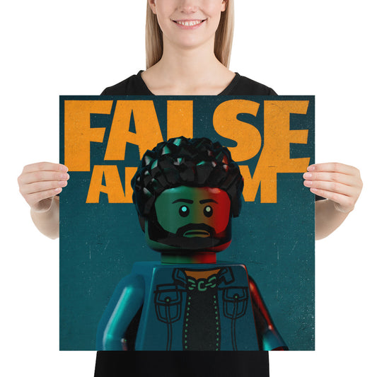 "The Weeknd - False Alarm" Lego Parody Poster