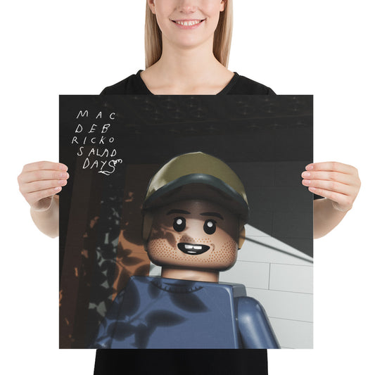 "Mac DeMarco - Salad Days" Lego Parody Poster