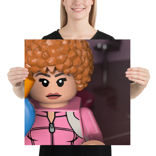 "Ice Spice - In Ha Mood" Lego Parody Poster