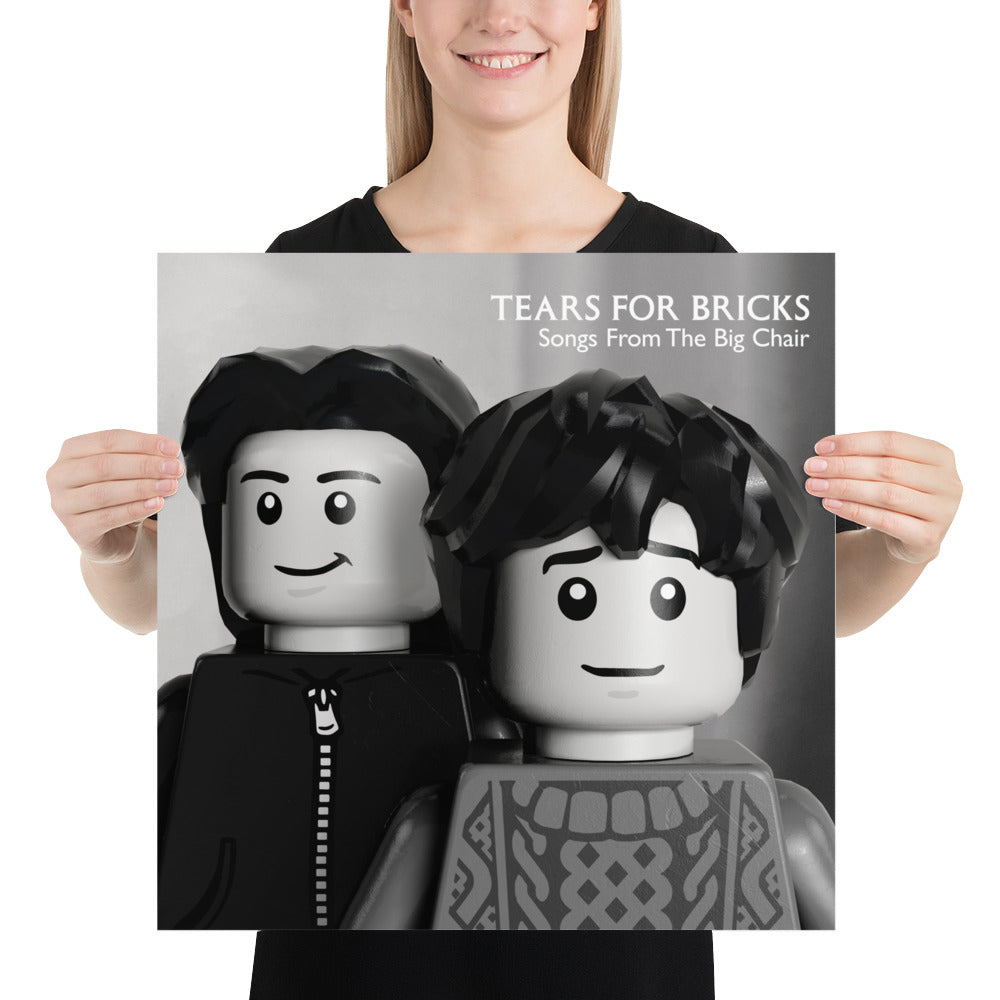 "Tears For Fears - Songs from the Big Chair" Lego Parody Poster